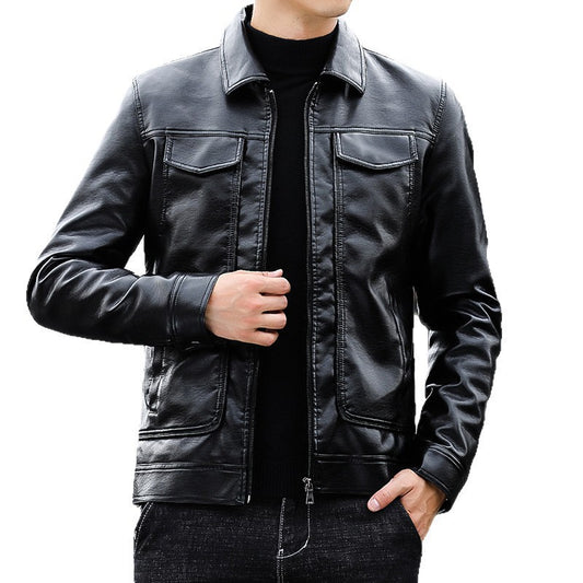 Mens Stylish Casual Short Lapel Jacket