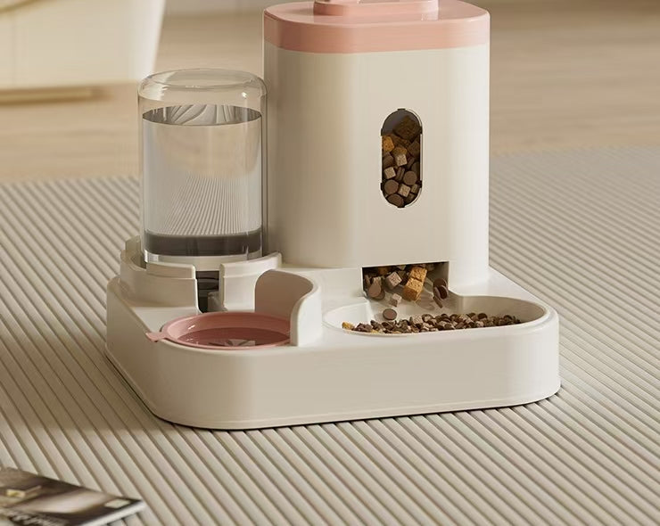 New Model Automatic Dog Bowl With Water Dispenser For Pets - A Two-in-one Pet Bowl And Cat Basin For Dual Water Supply System