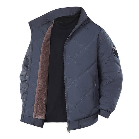 Thickened Standcolla Loosefitting Cotton Coat